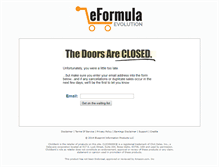 Tablet Screenshot of eformulaevolution.com